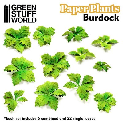 GSW 10365 Paper Plants - Burdock \\ łopian (rośliny papierowe) 