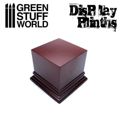 GSW 1803 Square Top Display Plinth 6x6cm - Hazelnut Brown (podstawka)