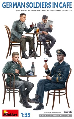 MINIART 35396 1:35 German Soldiers In Cafe