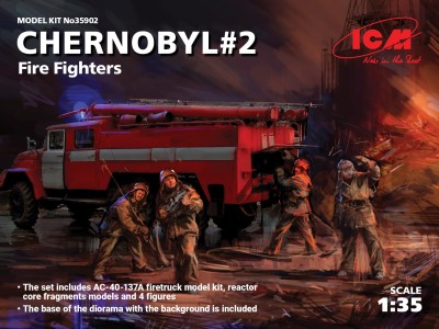 ICM 35902 1:35 Chernobyl Fire Fighters