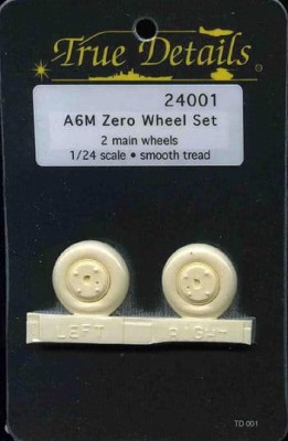TRUE DETAILS 24001 1:24 A6M ZERO WHEELS 2