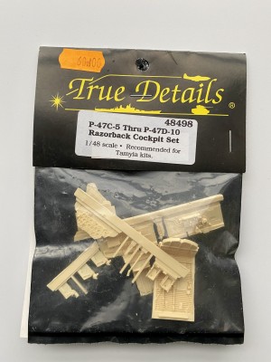 TRUE DETAILS 48498 1:48 P-47C5/D10 COCKP