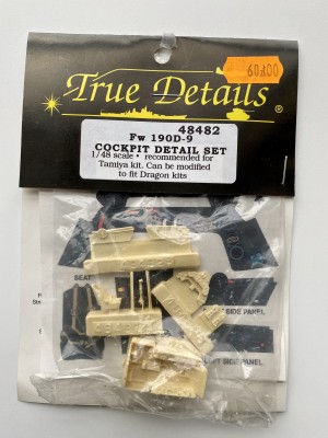 TRUE DETAILS 48482 1:48 Fw 190 D-9 COCKP