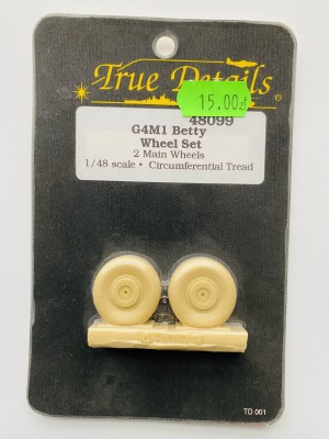 TRUE DETAILS 48099 1:48 G4M1 BETTY WHEEL