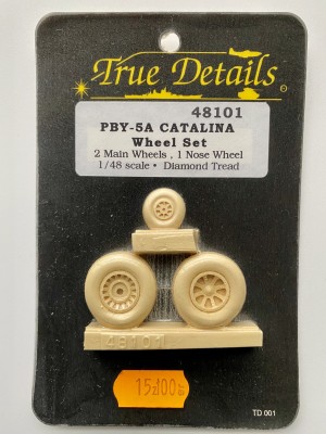 TRUE DETAILS 48101 1:48 PBY-5A Catalina Wheel Set