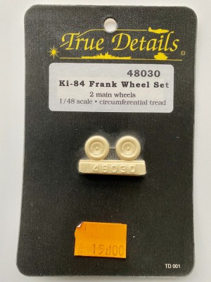 TRUE DETAILS 48030 1:48 Ki84 FRANK Wheel Set