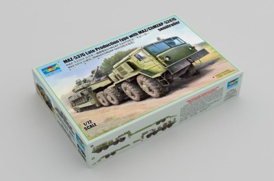 TRUMPETER 07195 1:72 MAZ-537G Late Production Type With MAZ/ChMZAP-5247G Semitrailer