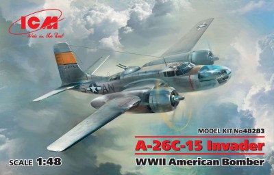 ICM 48283 1:48 A-26С-15 Invader, WWII American Bomber