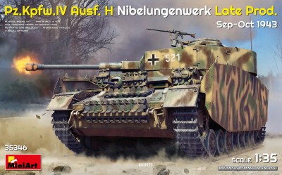 MINIART 35346 1:35 Pz.Kpfw.IV Ausf. H Nibelungenwerk Late Prod. Sep-Oct 1943