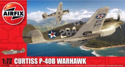 AIRFIX 01003B 1:72 Curtiss P-40B Warhawk