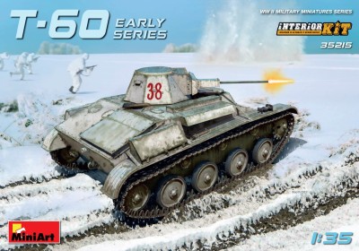 MINIART 35215 1:35 Soviet Light Tank T-60 Early Series [INTERIOR KIT]