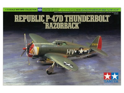 TAMIYA 60769 1:72 Republic P-47D Thunderbolt "Razorback"
