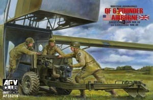 AFV CLUB 35219 1:35 British Ordnance QF 6-pouder Airborne Anti-Tank Mk.IV on Carriage Mk.III