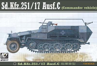 AFV CLUB 35117 1:35 SdKfz 251/17 Ausf C Command Halftrack