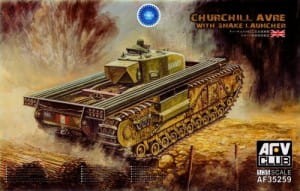 AFV CLUB 35259 1:35 Churchill AVRE with Snake Launcher