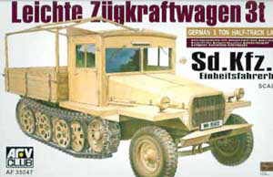 AFV CLUB 35047 1:35 Sdkfz II, Late Wood Cab