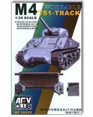 AFV CLUB 35026 1:35 M4 Sherman workable track