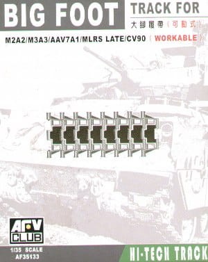 AFV CLUB 35133 1:35 U.S. M2A2 / M3A3 / AAV7A1 / MLRS Big Foot Workable Tracks