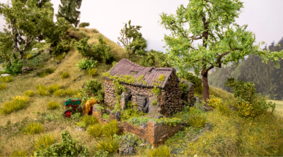 NOCH 60761 Zestaw Dioramy - Opuszczone miejsce "Ruiny budynku"