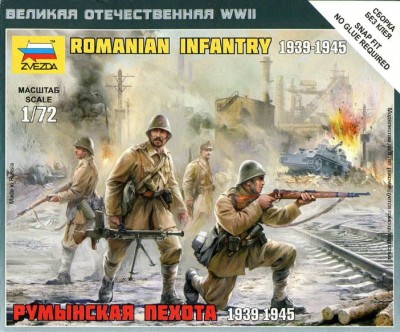 ZVEZDA 6163 1:72 ROMANIAN INFRANTRY