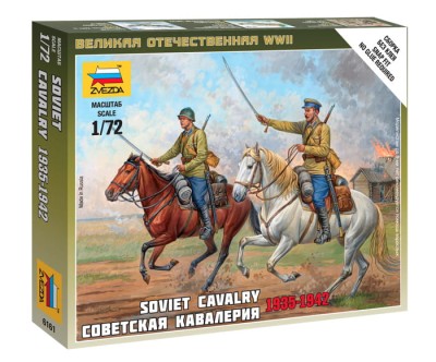 ZVEZDA 6161 1:72 Soviet CAVALRY 1935-42