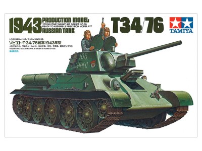 TAMIYA 35059 1:35 T-34/76 1943