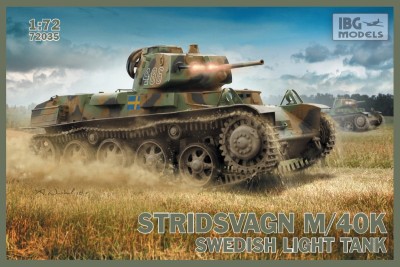 IBG 72035 1:72 Stridsvagn m/40 K Swedish light tank