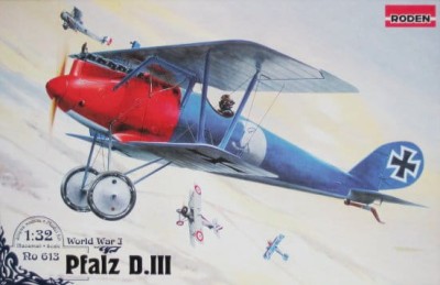 RODEN 613 1:32 1:32 Pfalz D.III - WWI German Aircraft