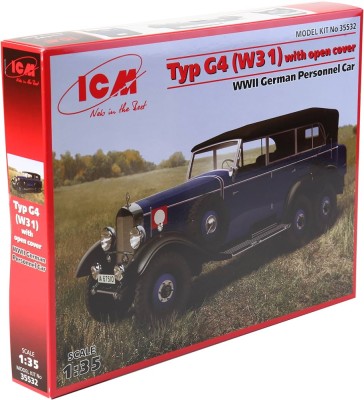 ICM 35532 1:35 Typ G4 (W31) with open cover, German Passenger Car