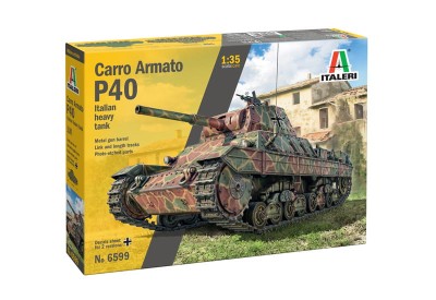 ITALERI 6599 1:35 Carro Armato P40 Italian Heavy Tank