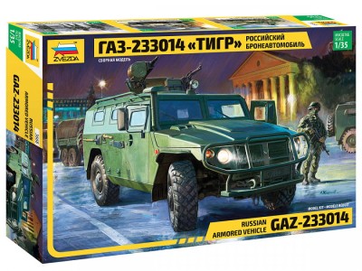 ZVEZDA 3668 1:35 Russian Armored Vehicle GAZ-233014 'Tiger'