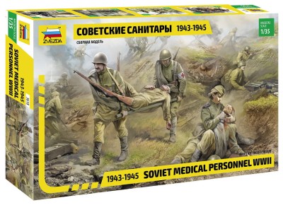 ZVEZDA 3618 1:35 Soviet Medical Personnel WWII