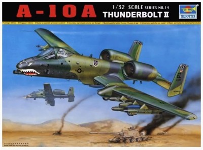 TRUMPETER 02214 1:32 A-10A THUNDERBOLT II