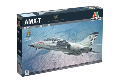ITALERI 1471 1:72 Single-Engine Ground Attack Aircraft AMX-T
