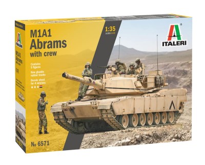 ITALERI 6571 1:35 M1A2 ABRAMS WITH CREW