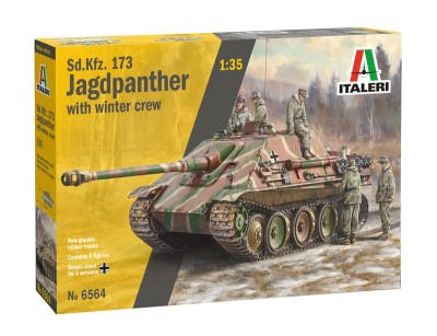 ITALERI 6564 1:35 JAGDPANTHER W/WINTER CREW