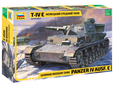 ZVEZDA 3641 1:35 German Medium Tank Panzer IV Ausf.E