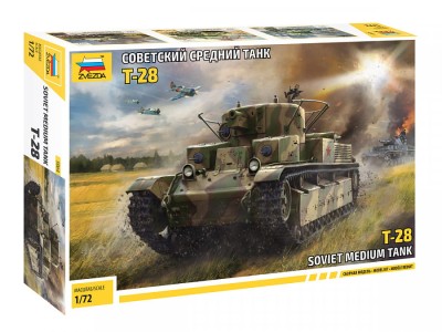ZVEZDA 5064 1:72 T-28 SOVIET MEDIUM TANK
