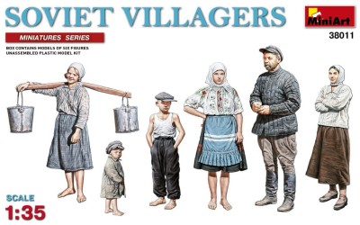MINIART 38011 1:35 Soviet Villagers