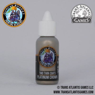 TWO THIN COATS 10111 Platinum Crown 15ml (metallic)