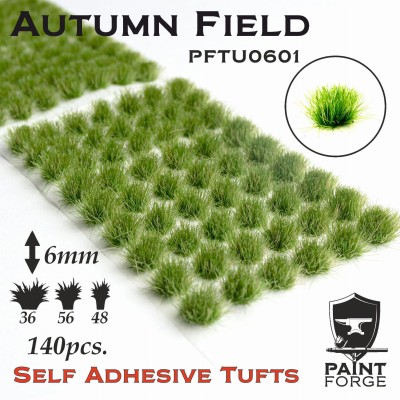 PAINT FORGE PFTU0601 Tuft 6mm Autumn field (op. 140pcs) (Kępki trawy)