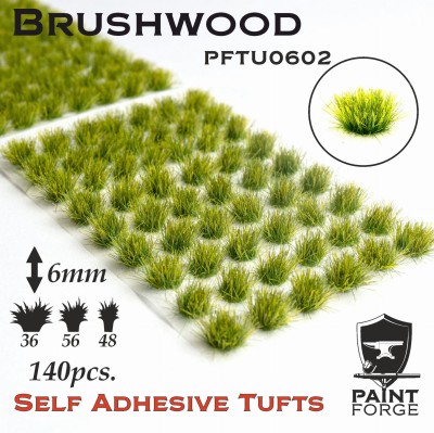 PAINT FORGE PFTU0602 Tuft 6mm Brushwood (op. 140pcs) (Kępki trawy)