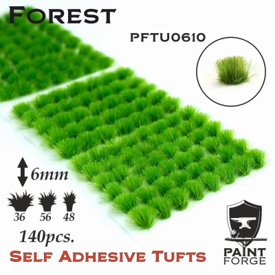 PAINT FORGE PFTU0610 Tuft 6mm Forest (op. 140pcs) (Kępki trawy)