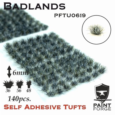 PAINT FORGE PFTU0619 Tuft 6mm Badlands (op. 140pcs) (Kępki trawy)