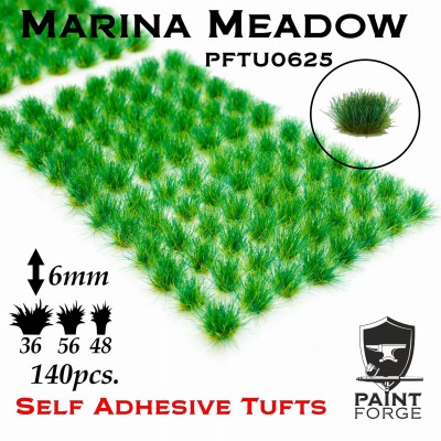PAINT FORGE PFTU0625 Tuft 6mm Marine Meadow (op. 140pcs) (Kępki trawy)