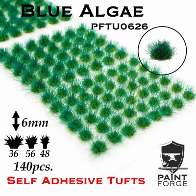PAINT FORGE PFTU0626 Tuft 6mm Blue Algae (op. 140pcs) (Kępki trawy)