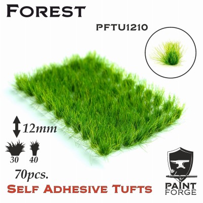 PAINT FORGE PFTU1210 Tuft 12mm Forest (op. 70pcs) (Kępki trawy)