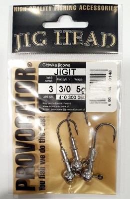 GŁÓWKA JIGOWA PROVOCATOR hak nr 3/0 waga 5g opak. 3szt