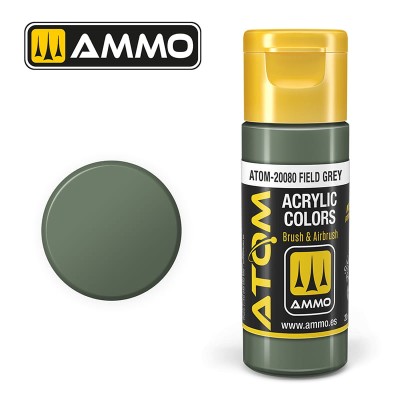 AMMO 20080 ATOM COLOR Field Grey 20ml