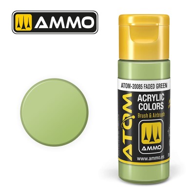 AMMO 20085 ATOM COLOR Faded Green 20ml
